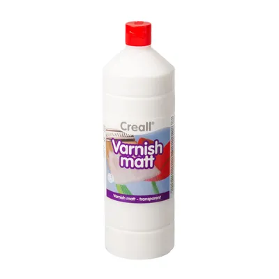 Produktbild von Creall mattlack - 1000ml - transparent matt - auf wasserbasis