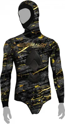 Image de Veste de pêche sous-marine Epsealon Fusion 5 mm, noir, taille XL