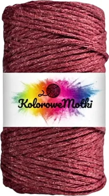 Produktbild von Makramee Garn Kastanienbraun 2mm 60m | Naturliche Stark, Baumwollgarn, Baumwollschnur, Perfekt für Basteln