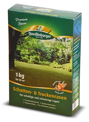 Artikelbild 2 von 'Schatten- und Trockenrasen Mantelsaat Premium (1 kg)'