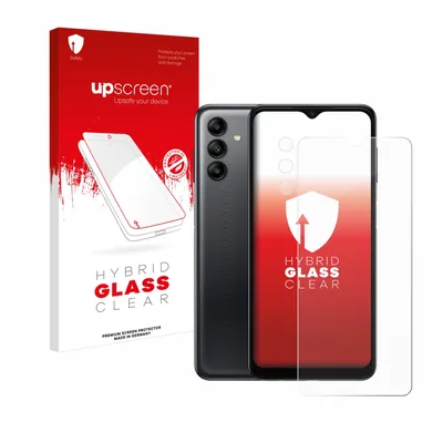 Produktbild von upscreen Schutzglas für Samsung Galaxy A04s (Display+Kamera) Schutzfolie Panzer Folie Glas Display Schutz klar