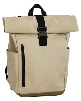 Produktbild von Daniel Ray Rolltop-Rucksack Griffith mit gepolstertem Rücken - Moderner Rucksack mit Laptopfach in Beige