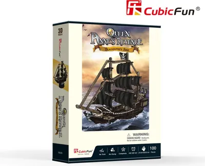 Obrázek produktu pro 3D puzzle Cubicfun Queen Ann´S Revenge