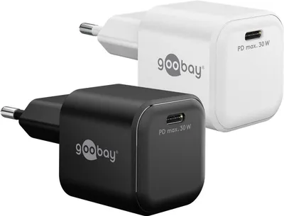 Produktbild von 30 W USB-C PD GaN Schnellladegerät Nano weiß