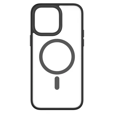 Produktbild von QDOS, Hülle für Apple iPhone 14 Pro Max Hybrid Soft mit Snap MagSafe kompatibel, Schwarz