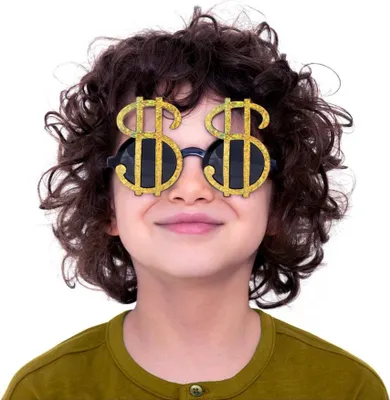 Produktbild von Dollarzeichen-Partybrille, Geldrahmen