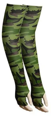 Immagine prodotto di 3 paia di bracciali protettivi UV, traspiranti, con protezione UPF 50+, colore verde militare, per uomo e donna