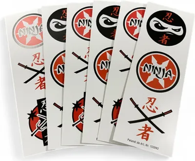 Produktbild von Ninja Lesezeichen von Palandi 12 Stück