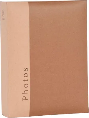 Produktbild von Henzo 50.206.04, Braun, 200 Blätter, 10 x 15, Klebebindung, Papier, Weiß