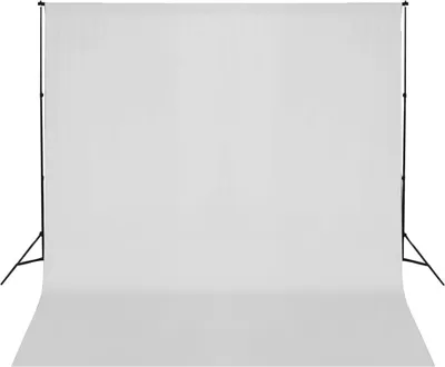 Image de Système de support de toile de fond 600 x 300 cm Blanc