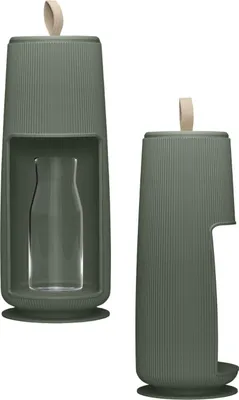 Produktbild von flowell Aktivkohle-Membran Wasserfilter / Kannenfiltersystem, Farbe:Forest Green