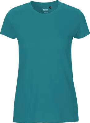 Produktbild von Neutral O81001 | damen Fitted T-Shirt / 100% Fairtrade-Baumwolle - Farbe: Teal - Größe: S