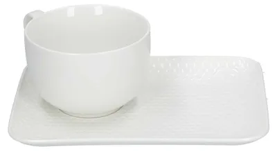 Zdjęcie produktu dla La Porcellana Bianca - Zestaw filiżanka i spodek 300 ml Aperegina