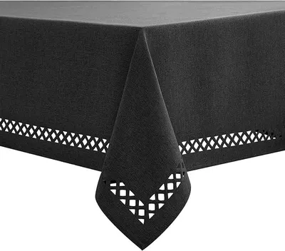 Obrázok produktu pre Vodotesná obrus s ochranou proti škvrnám, obdĺžnikový, elegantný, 140 x 220 cm, čierny