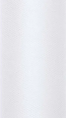 Produktbild von Uni-Tüll, weiß, 30cm x 9m, 1 Stk.