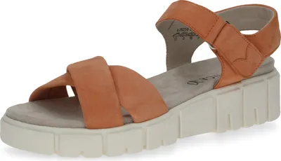 Produktbild von Caprice Ledersandale - Orange Leder Größe: 38 Normal