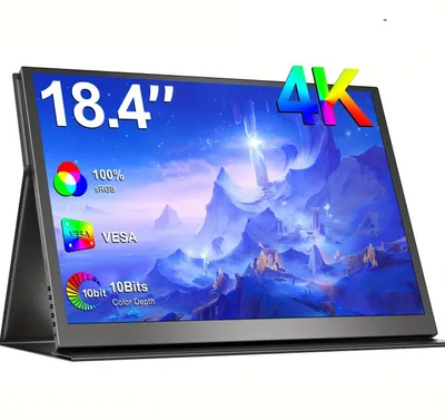 Productafbeelding van Portable Monitor - Draagbaar Scherm - Extra Scherm Laptop - Mobiele Monitor - USB-C Monitor