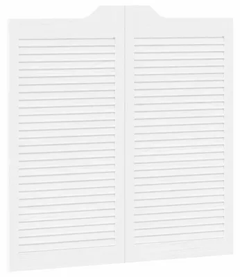Produktbild von vidaXL Schwingtüren Weiß 100 x 50 cm Massives Kiefernholz