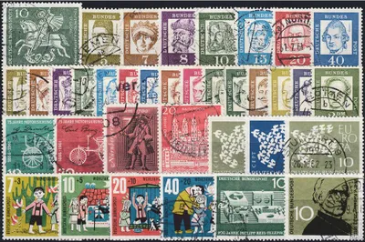Produktbild von BRD Bund Jahrgang 1961 gestempelt komplett
