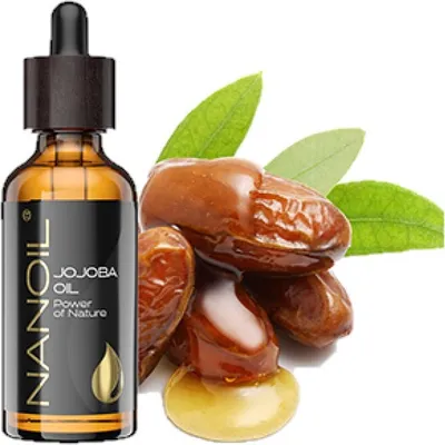 Produktbild von Jojobaöl Nanoil Jojoba Oil 50 ml - Pflegeöl für Haar, Körper und Gesicht