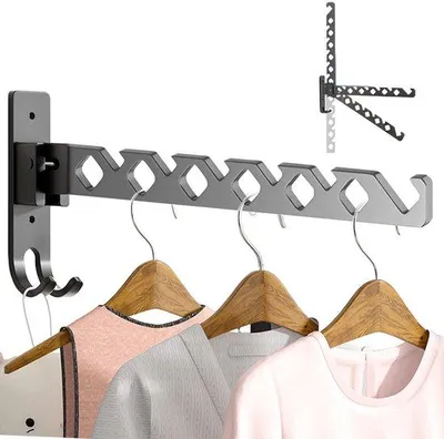 Produktbild von Kleiderständer Wandmontage 180° Drehbar Schrankhaak Bad