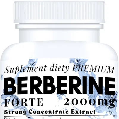 Obrázek produktu pro 2000 mg BERBERINE berberinový extrakt Berberis aristata extrakt z kořene 4:1, 60 kapslí