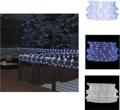 Produktbild von vidaXL Lichtschlauch 480 LEDs Kaltweiß 20 m PVC -  Weihnachtsbeleuchtung