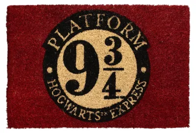 Harry Potter Deurmat, Kokosfaser, Antirutsch, 60x40 cm