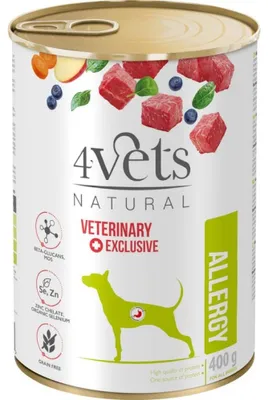 Obrázok produktu pre 4VETS Natural Allergy Lamb - mokra karma dla psa - 400 g