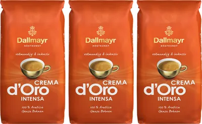 Produktbild von Dallmayr Crema d'Oro Intensa | ganze Bohne |3 x 1000g