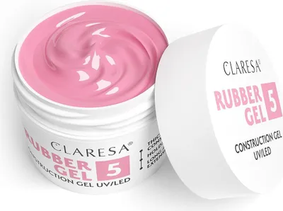 Produktbild von Claresa | Rubber Gel Bauen - 45ml - Dicke Formel - Temperaturbeständig - Nagelverlängerung