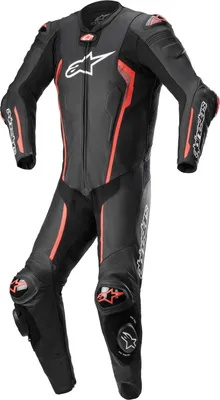 Obrázok produktu pre Alpinestars Missile V2 1-dielna kožená kombinéza Tech Air black / red-fluo 58