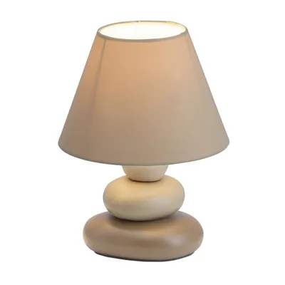 Produktbild von BRILLIANT Lampe Paolo Tischleuchte braun | 1x D45, E14, 40W, geeignet für Tropfenlampen (nicht enthalten) | Mit Schnurzwischenschalter