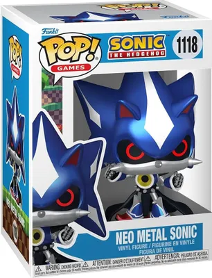 Immagine prodotto di Figurka Vinylowa Neo Metal Sonic 9 cm od Funko z serii POP! Games