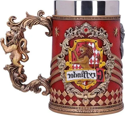 Image de Griffoendor Pots de collection de la maison Poudlard - or rouge - Harry Potter - 1 pièce