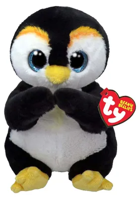 Image de Ty Beanie Babies Bellies Neve Penguin, 15cm