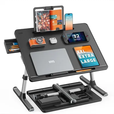 Productafbeelding van Solidchoice - Multifunctionele Laptoptafel met Verstelbare Hoogte
