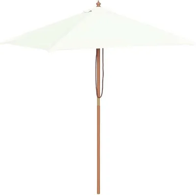 Produktbild von Sonnenschirm mit Holzmast Schwarz 150x200 cm Balkonschirm Rechteckig Knickbar Gartenschirm Holz Terrassenschirm Marktschirm Kleiner Sonnenschutz für Balkon Terrasse Garten