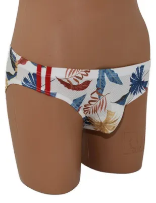 Produktbild von Atmungsaktiver Herrenslip aus 100% Nylon in Weiß, Größe L