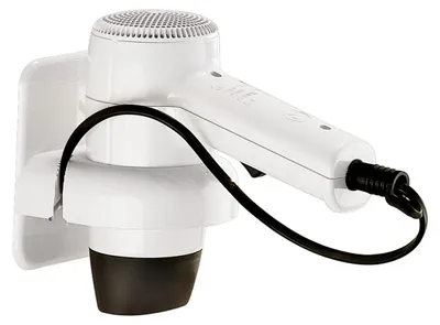 Immagine prodotto di Phon 1200 W con supporto a parete bianco | Albatros
