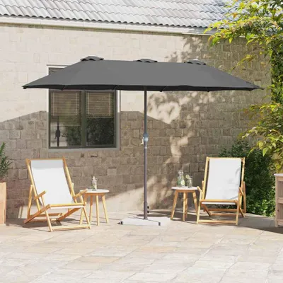 Produktbild von Gartenparasol Anthrazit 380 x 196 x 235 cm