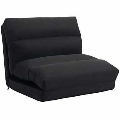 Produktbild von Bodensessel, Liegesofa, Schlafsessel, verstellbar von 90¡ã bis 180¡ã, Stoffbezug šC 70 x 72 x 56 cm šC schwarz