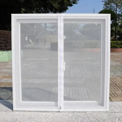 Produktbild von Moskitonetz für Fenster - Fensterschutz - Mit Reißverschluss - Selbstklebend - Montage ohne Bohren - Klettverschluss - 70 x 80 cm - Weiß