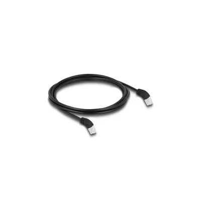 Image de DELOCK Câble réseau RJ45 Cat.6A S/FTP Slim 45 2m noir