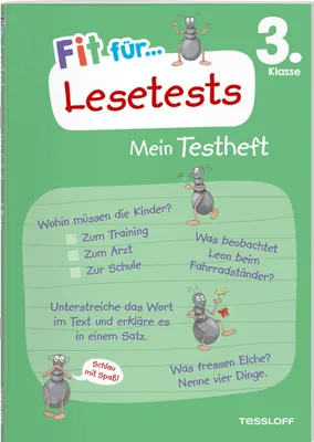 Produktbild von Fit für Lesetests 3. Klasse. Mein Testheft