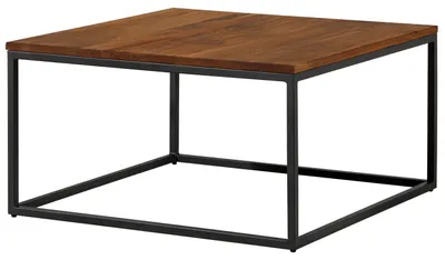 Produktbild von MASSIVMOEBEL24.DE Couchtisch Wildeiche 80x80x43 natur geölt LOUNGE COLLECTION #08