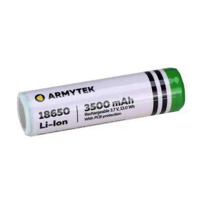 Produktbild von Armytek 18650 Flat-Top Li-Ion Akku 3,7V 3500mAh