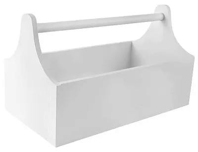 Zdjęcie produktu dla Skrzynka narzędziownik drewniany sosnowy na narzędzia uchwyt 34X18X20
