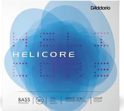 Obrázok produktu pre D'Addario HP610 3/4L, Kontrabas, Oceľ, Basový, 4 kusov