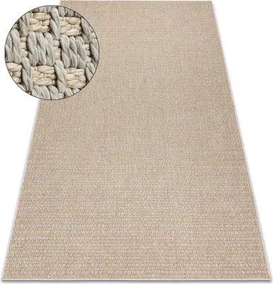 Zdjęcie produktu dla Dywan ORIGI 3561 beż - sznurkowy SIZAL płaskotkany beżowy 78x150 cm